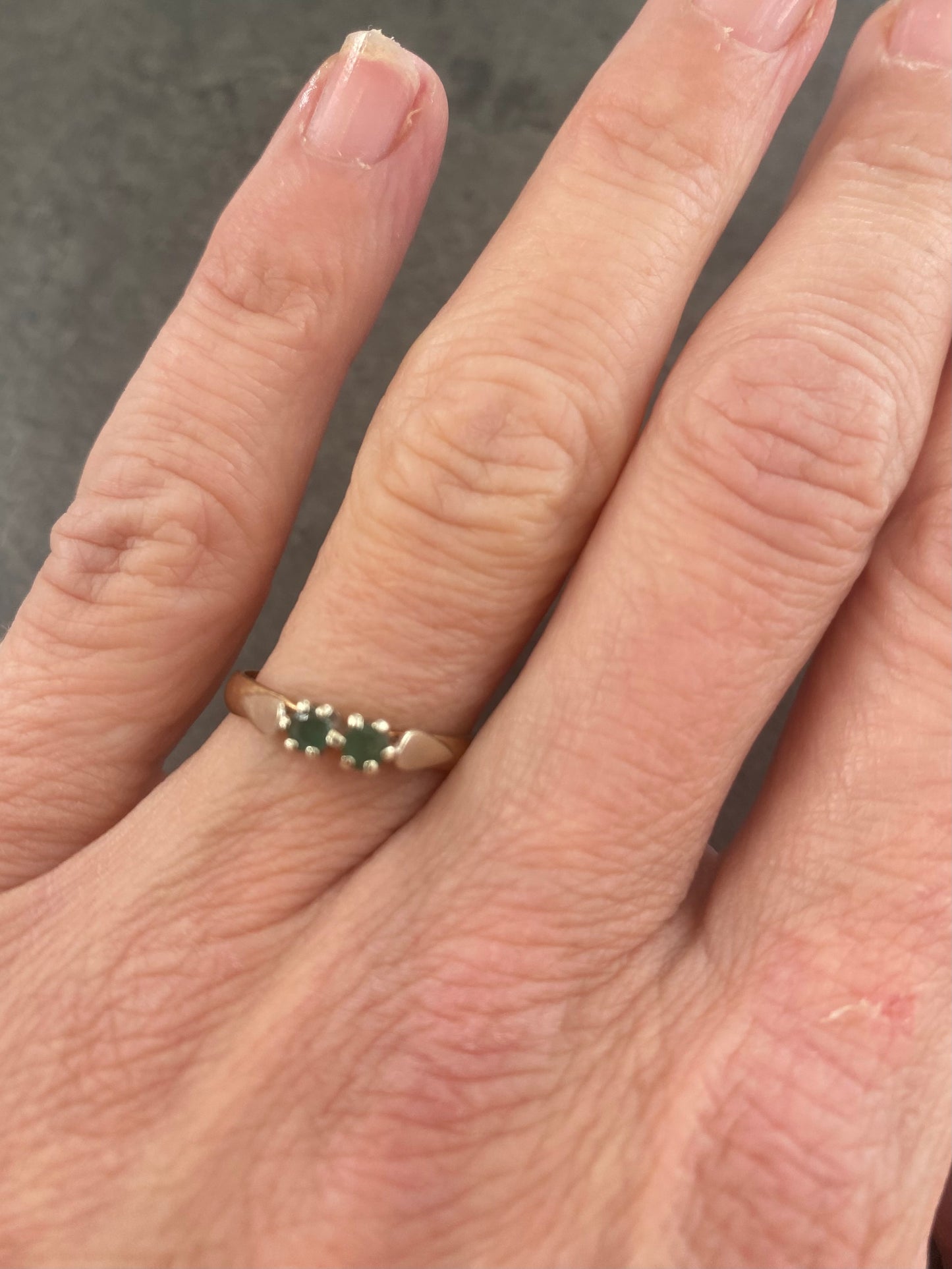 Vintage emerald ring