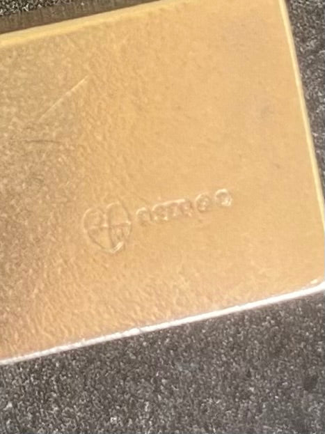 Vintage gold money charm