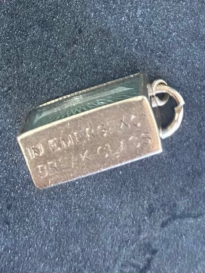 Vintage gold money charm